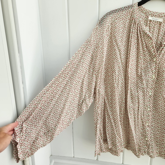 Doen Jane Blouse Berry Bisou Floral S - Picture 6 of 8